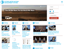 Tablet Screenshot of futureun.org